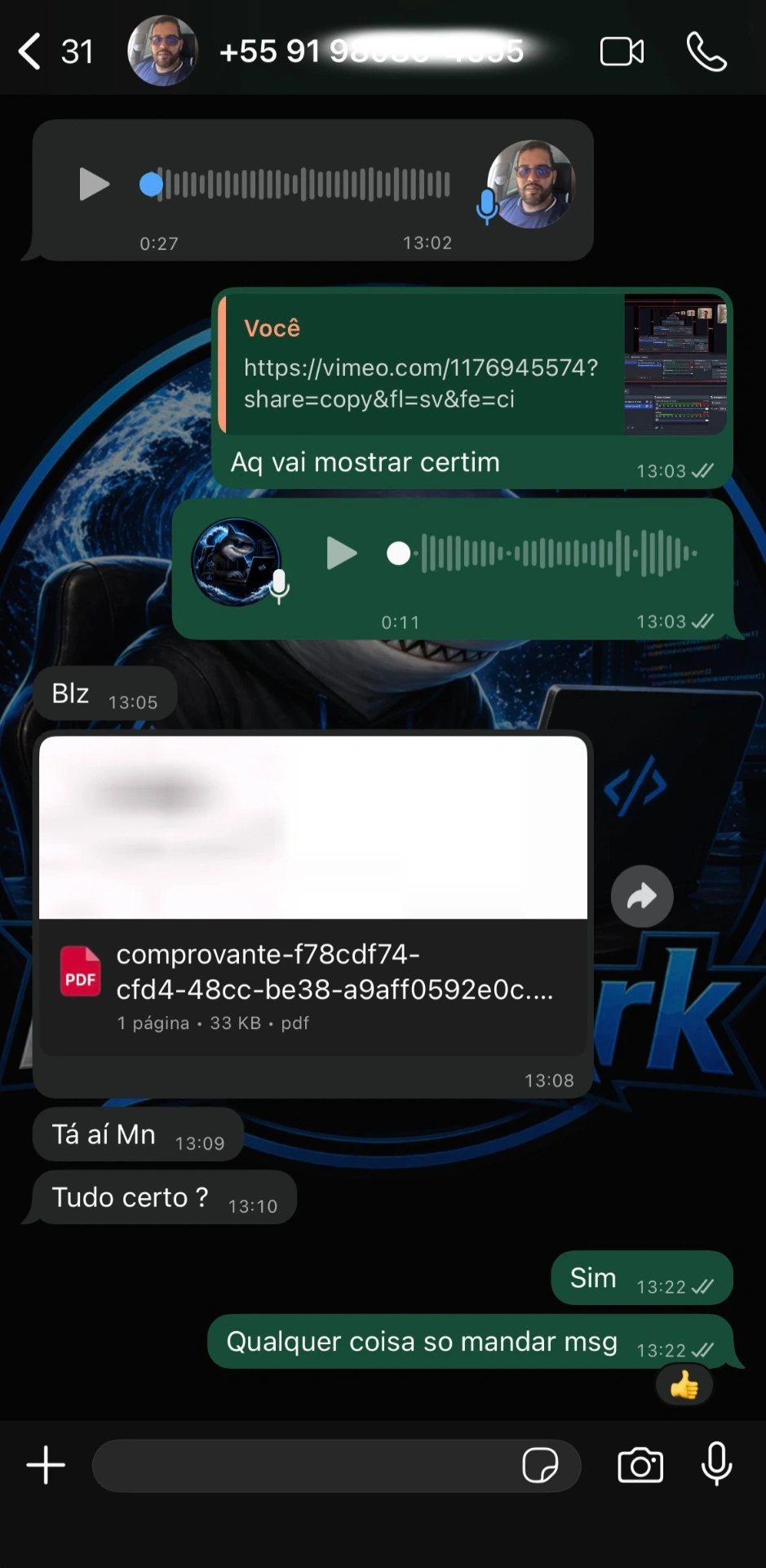 Print de cliente DEVShark 2